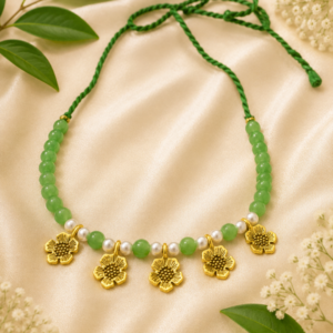 handmade cowrie shell jwellery set
