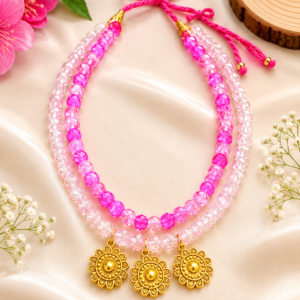 handmade cowrie shell jwellery set