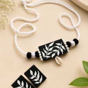 handmade cowrie shell jwellery set